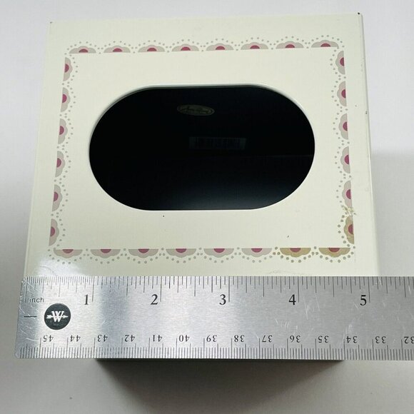 Vintage Japan Andre Richard Tissue Box Cover Square Cube Flower Spring Summer - Picture 7 of 12